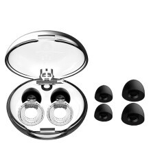(Transparent) Earplugs - Fashion Certified Hearing Protection for Concerts and Festivals DJ and Nightlife, Noise Cancelling Earplugs (Hi-Fi)