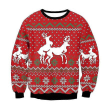 (SWYS084, XL) Men Women Funny Ugly Christmas Sweaters Jumpers Tops 3d Novelty Printed Autumn Winter Festive Clothing Pullover Xmas Sweatshirt