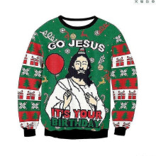 (SWYS086, XL) Men Women Funny Ugly Christmas Sweaters Jumpers Tops 3d Novelty Printed Autumn Winter Festive Clothing Pullover Xmas Sweatshirt