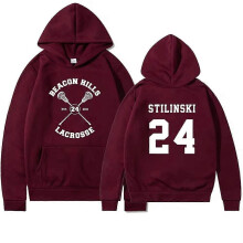 (1, M(52-60)kg) Teen Wolf Hoodie Beacon Hills Stilinski 24 Lahey McCall Pullover Tv Show Hooded Sweatshirt Hooded Hip Hop Hoodies Streetwear Top