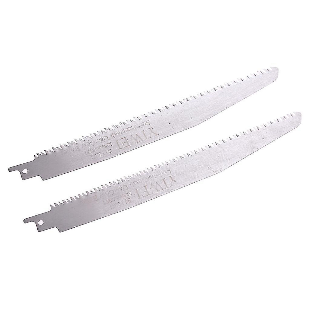 2Pcs S1122c Stainless Steel Reciprocating Saw Blade Compatible Cutting Bone Meat Wood Metal Cutter Toolf-F 8994440053882