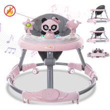 (Pink) Foldable Baby Walker Boys & Girls 6-18 Months