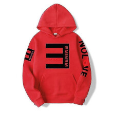 (red, S) Eminem Sweatshirt Eminem Anti-e Hip-hop Thickened Pullover Sweatshirt For Men And Women Hoodie