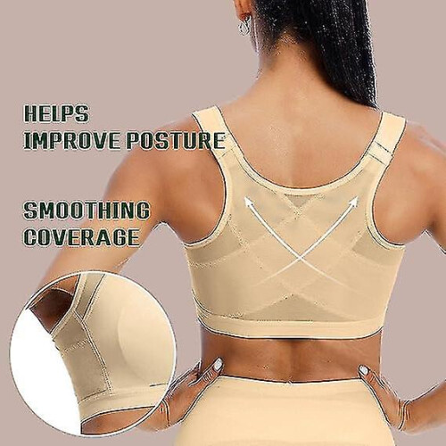 (SKIN, S) Post Surgical Bra Front Closure Post Surgery Compression Bras 2