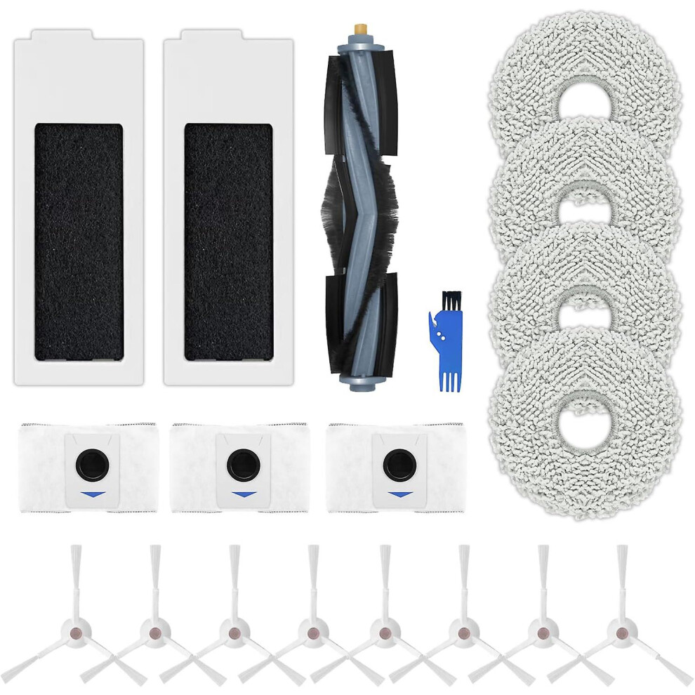 Accessory Set For Ecovacs Deebot T20 Omni - Brushes, Filters, Mop Cloths, Dust Bags-image-OPC-PFX6HRJ-NEW