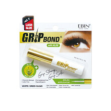 Ebin Grip Bond Lash Adhesive With Aloe - White 5 g