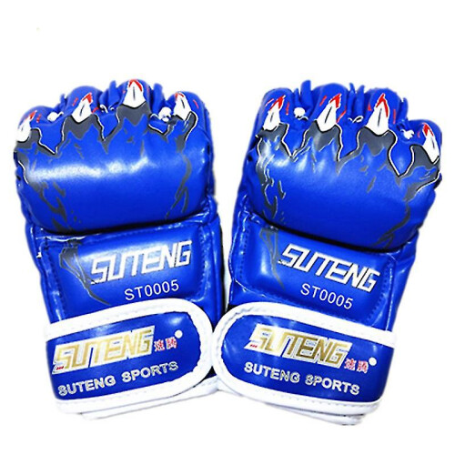 Tiger Claw Mma Mixed Fighting Gloves - Blue