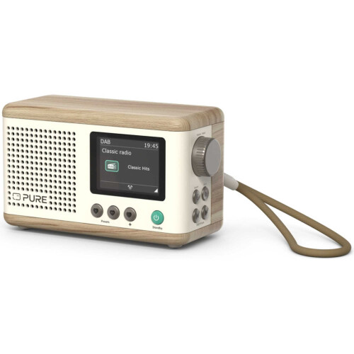 Pure Pure Classic Mini Portable Digital Radio - White 1