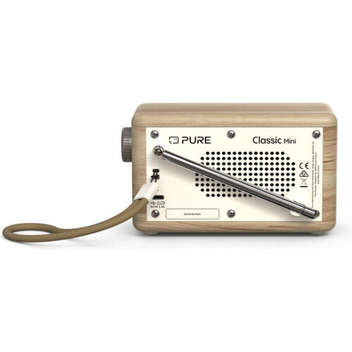 Pure Pure Classic Mini Portable Digital Radio - White 2