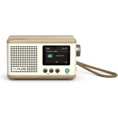 Pure Pure Classic Mini Portable Digital Radio - White
