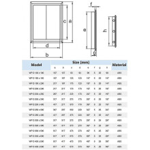 (250x300mm) Durable Inspection Panel Access Door White Wall Hatch Plastic Various Sizes
