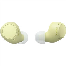 Draadloze Sony WF C510 Bluetooth Oordopjes Geel