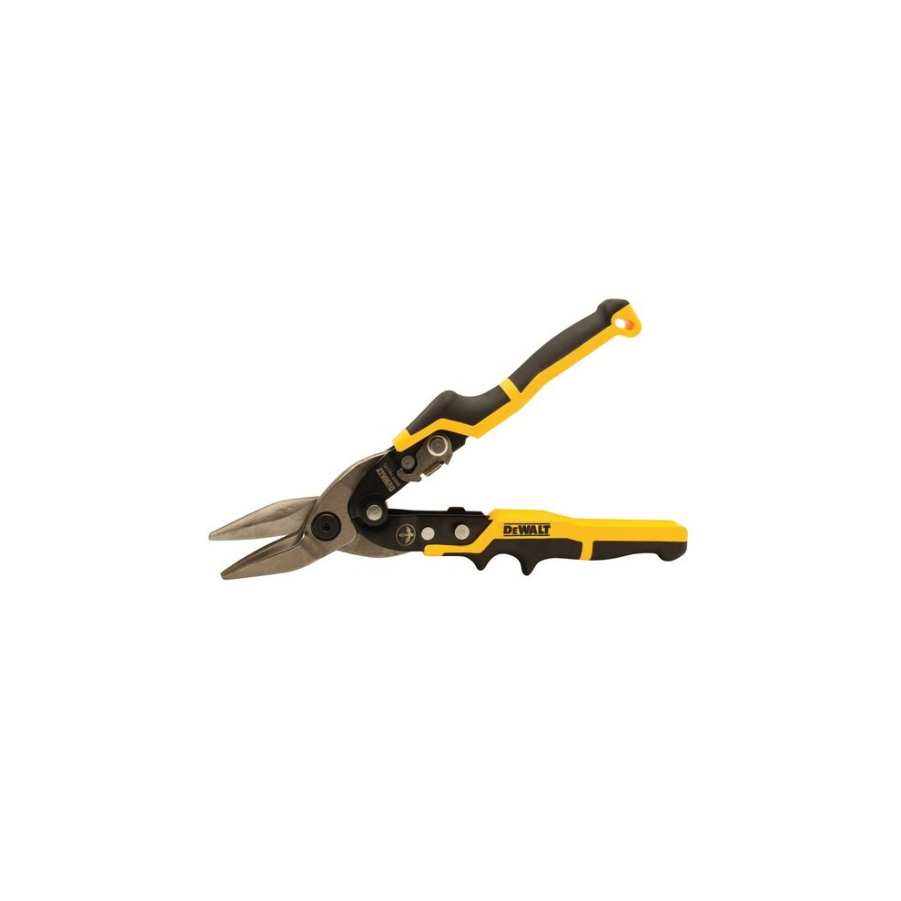 Dewalt Straight Cut Ergo Aviation Snips - Comfortable Grip & Precision Cutting
