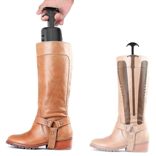 1 Pair Plastic Shoe Stretcher Shoes Tree Shaper Boots Expander With Hhandle 2