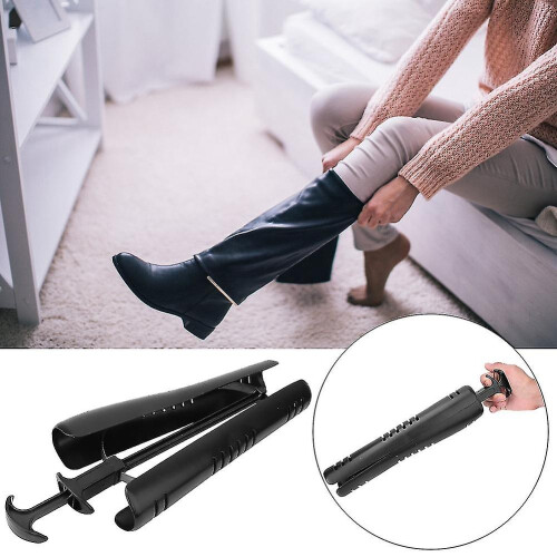 1 Pair Plastic Shoe Stretcher Shoes Tree Shaper Boots Expander With Hhandle 1