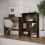 URBN Living (Rustic Brown) 3 Tier Wide | Bookcase 3