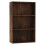 URBN Living (Rustic Brown) 3 Tier Wide | Bookcase 4