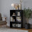URBN Living (Black) 3 Tier Wide | Bookcase 1