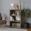 URBN Living (Oak) 3 Tier Wide | Bookcase 1