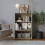 URBN Living (Oak) 3 Tier Wide | Bookcase 4