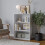 URBN Living (White) 3 Tier Wide | Bookcase 1