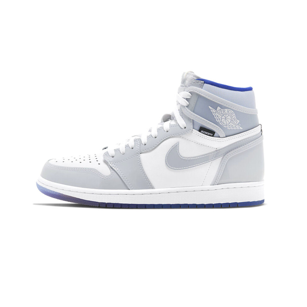 (UK6.5/EUR40.5/25.5CM ) Nike Air Jordan 1 High Zoom Racer Blue Men's Shoes Trainers