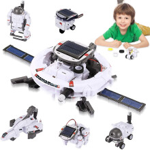 Solar Robot Science Kit Stem Project Suitable For 8-12 Years Old Diy 7-in-1 Solar Space Science Kit Ideal Gift Toy For Boys And Girls