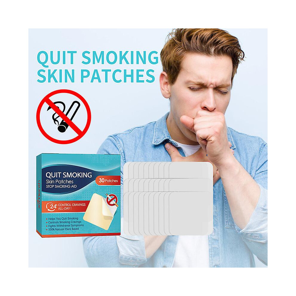 (4box-120pcs) Quit Smoking Skin Patches Stop Smoking, 100% Natural Plant Based Smoking Pads Easy And Effective To Quit Smoking