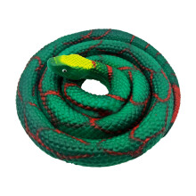 (Dark green) Realistic Fake Snakes Rubber Toy for Halloween Pranks