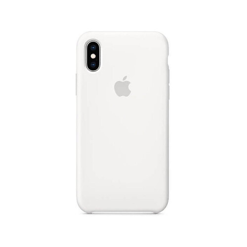 (White) Silicone Phone Case For Iphone X Iphone Xs