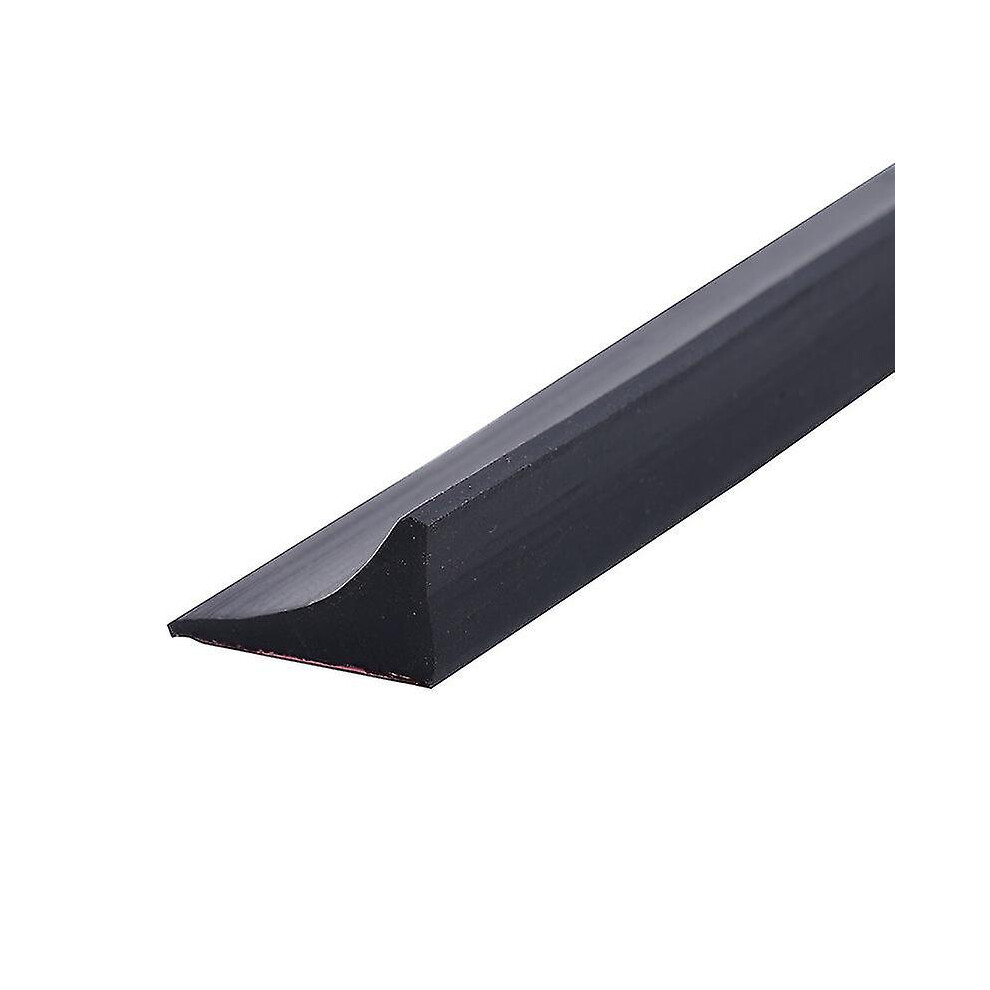 (Black) 2M Silicone Shower Threshold Water Dam Wet Room Floor Barrier, Shower Splash Guard Rubber Bath Seal Strip 9372166555214