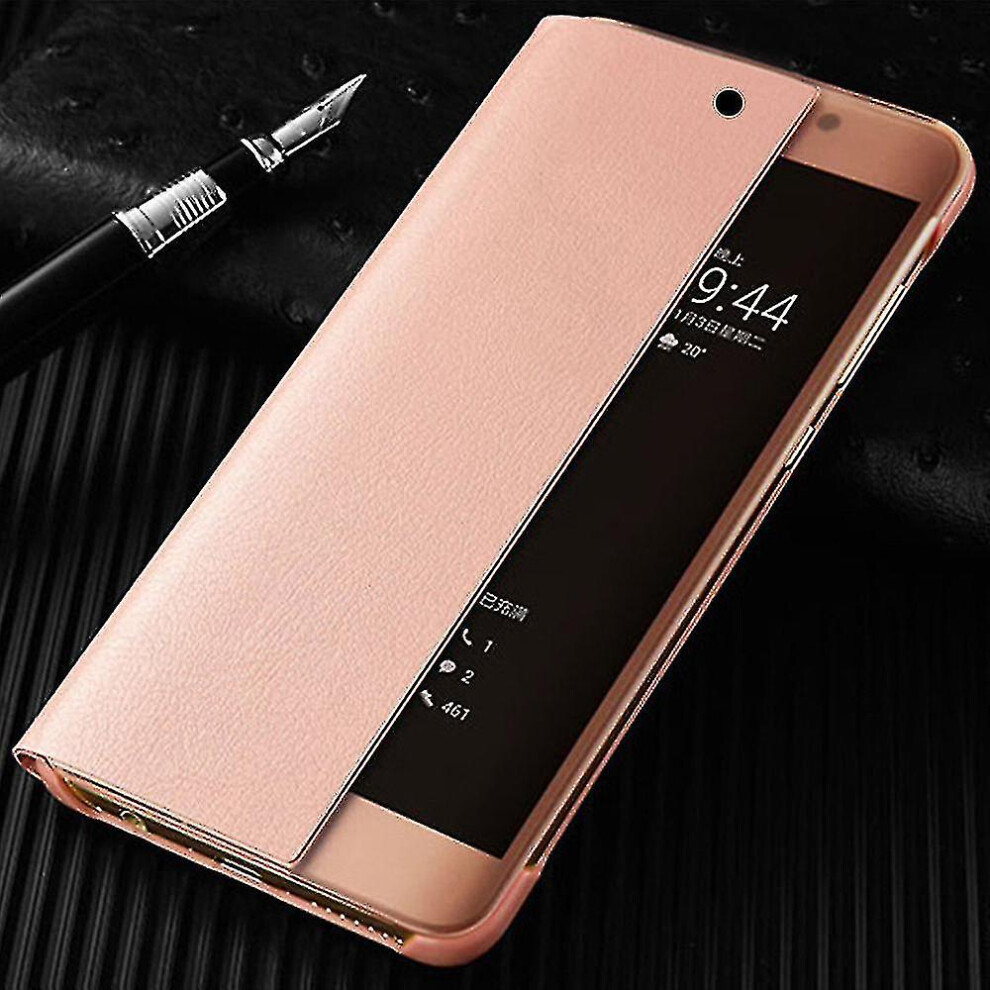 (For P30 Pro, For Rose ) Apply To Smart View Case For Huawei P30 Pro P30pro P30lite Auto Sleep Wake Up Flip Cover Phone Cases For Huawei P30 Lite Gold 8994440064659