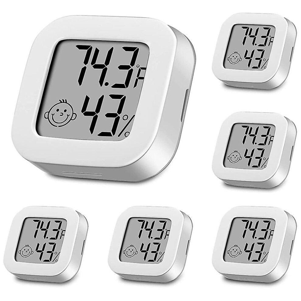 6 Pieces Humidity Gauge Humidity Sensor Indoor Thermometer Hight Accurate Temperature And Humidity 8994440066264