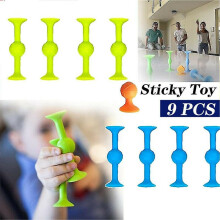9x Pop Sucker Darts Throwing Family Interactive Toy Trickshot Stick Table Game_y