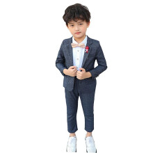 (Blue, 10-11Year) Boys Stylish Formal Suit Set