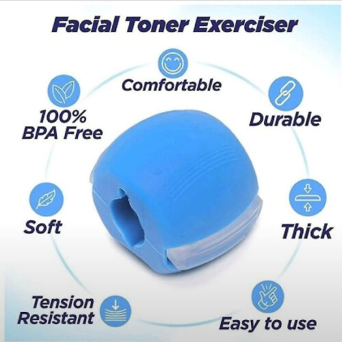 (2pcs blue) Jawline Exerciser For Men 2