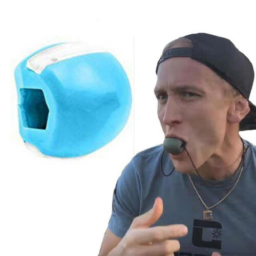(2pcs blue) Jawline Exerciser For Men