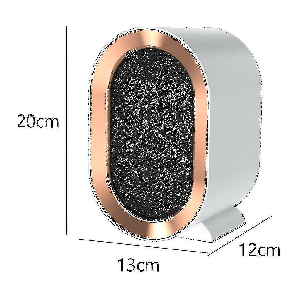 1200w Ceramic Fan Heater, Portable Fan Heater With 2 Heat Settings