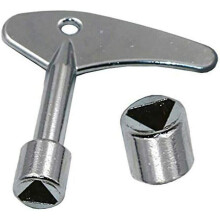 2 Pack 9mm Triangle Key With Triangle Key Switch For Emergency Gas Electric Lift