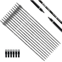 30inch Carbon Arrow Practice Hunting Arrows With Removable Tips For Compound