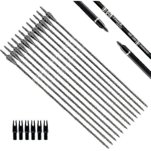 30inch Carbon Arrow Practice Hunting Arrows With Removable Tips For Compound