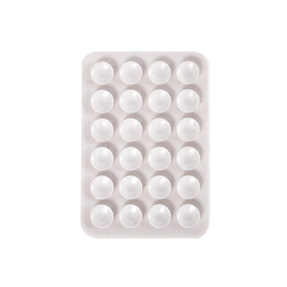 (White) Silicone Suction Pad For Mobile Phone Fixture Suction Cup Silicone Phone Holder White 8715748547008