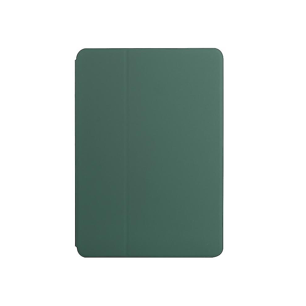 (Dark ) For Huawei Mediapad T5 10 Dual-Folding Horizontal Flip Tablet Leather Case With Holder Green 8994440107417