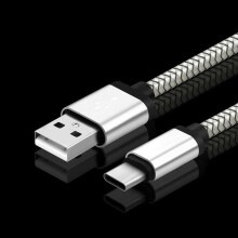 (silver, 2m) 2M Durable Charging Cable USB C Type-C Charger Wire for Samsung Galaxy S20 FE S21 Ultra A52 A72 A21s A42 A32 5G A50 A70 A51 A71 A12