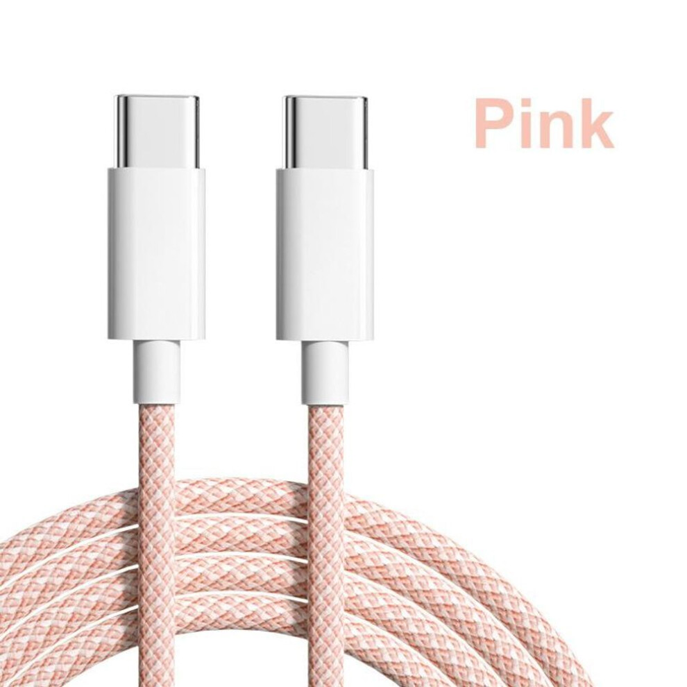 (pink, 60W) PD 60W Fast Charger Cable USB C to USB Type C Cable For iPhone 16 15 Pro Max 15 Pro 15 Puls For iPhone 15 Charging Data Line