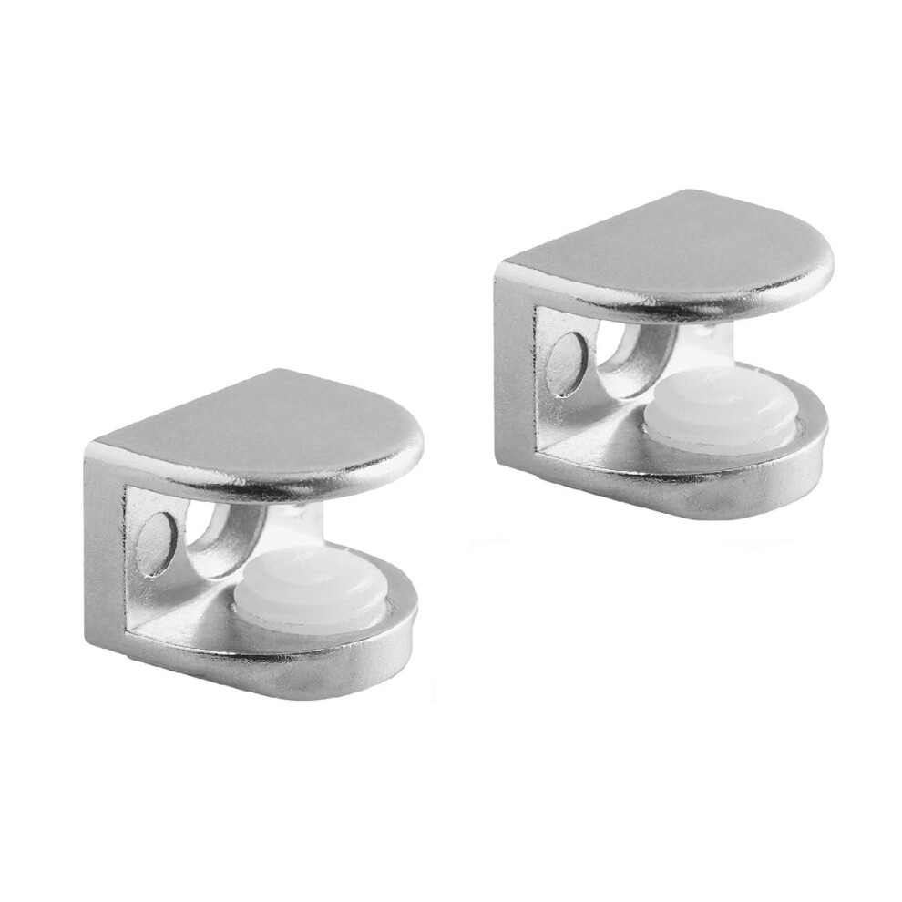 Gtv 2 Pcs X Glass Shelf Support Bracket For Panels 4 - 8Mm Pp-Gl-A48-01