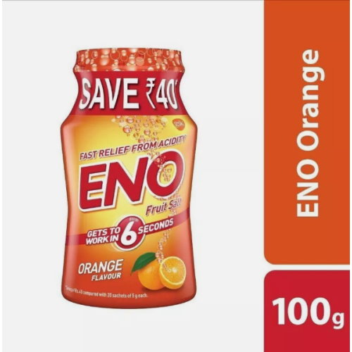 Eno Fruit Salt Orange - 100g (Orange) 1