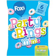 (Pack Of 2) Fox's Biscuits Party Rings Minis x6