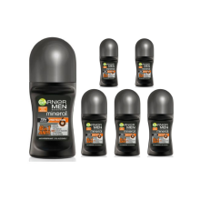 (6 x Protection ) 6 x 50ml Garnier Men Mineral Antiperspirant Roll On 48h Deodorant (6 Types)