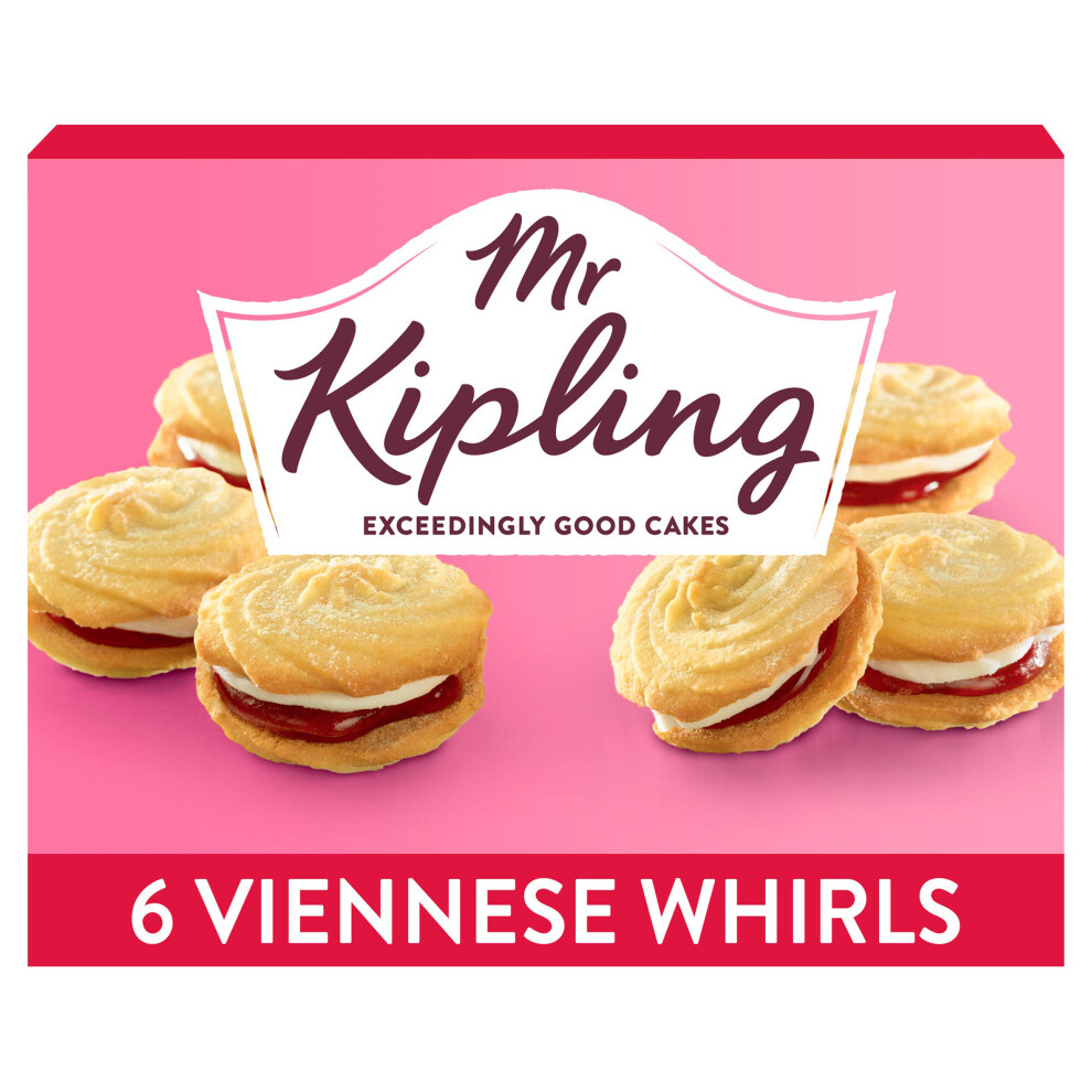 Kidzbuzz (Pack Of 4) Mr Kipling Vienesse Whirl Cakes X6